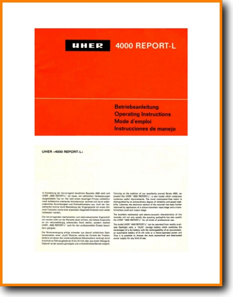 uher 4000 report